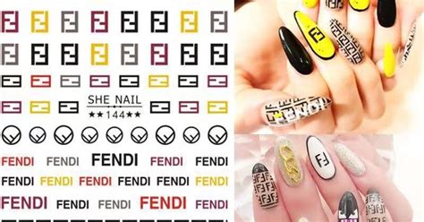 Fendi Nail Decal 